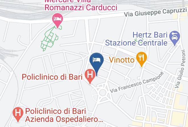 Bari - Residence Hotel Moderno Maps