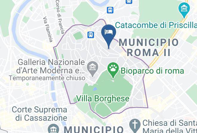 Rome - Residence Hotel Parioli Maps