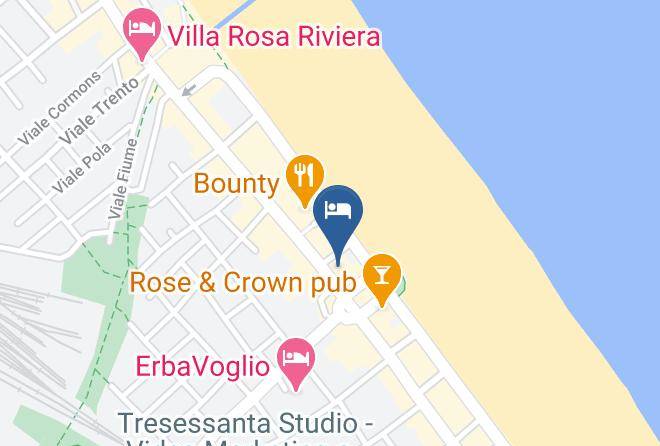 Rimini - Residence Hotel Piccadilly Maps