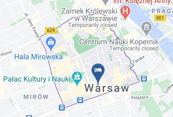 Warsaw - Residence Hotel St Andrew's Palace Warsaw Maps