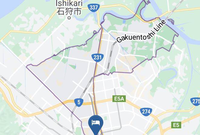 Sapporo City Kita Ward - Residence Hotel Stripe Sapporo Maps