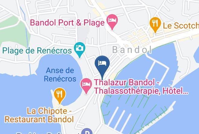Var - Residence Hoteliere Beau Rivage Bandol Maps