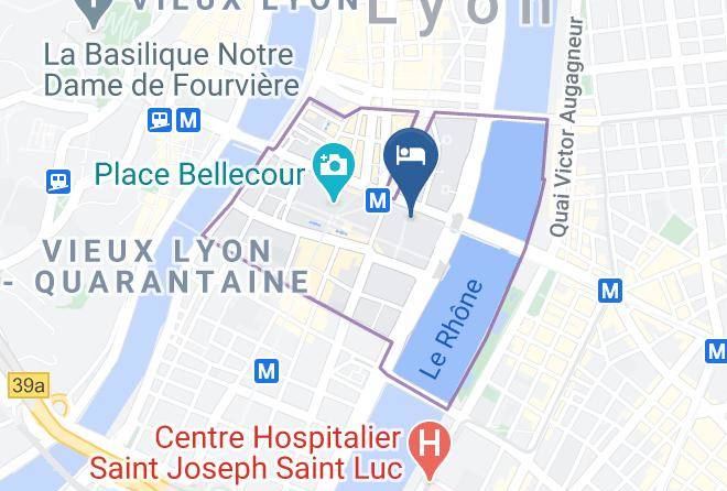 Rhone - Residence Hoteliere Bellecour Maps
