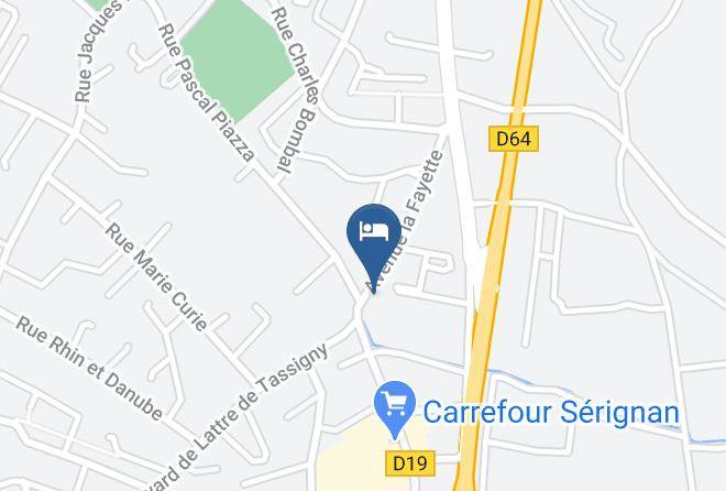 Herault - Residence Hoteliere Les Caraibes Maps