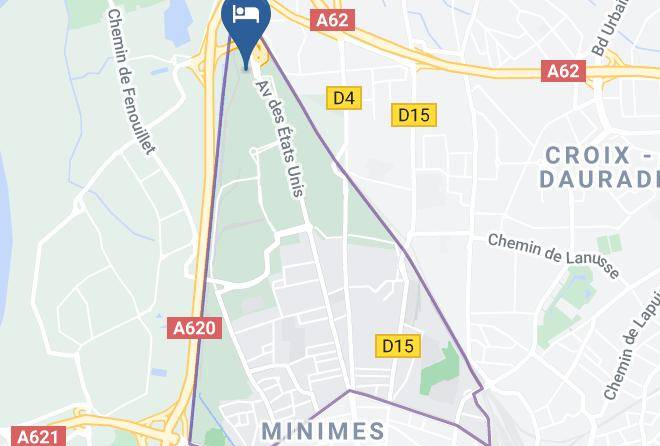 Haute Garonne - Residence Hoteliere Les Violettes Maps
