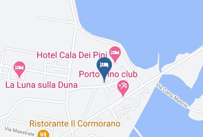 Province Of South Sardinia - Residence I Pini Maps