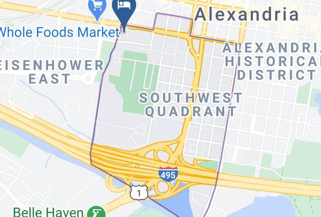 Alexandria City - Residence Inn By Marriott Alexandria Old Town Duke Street Maps