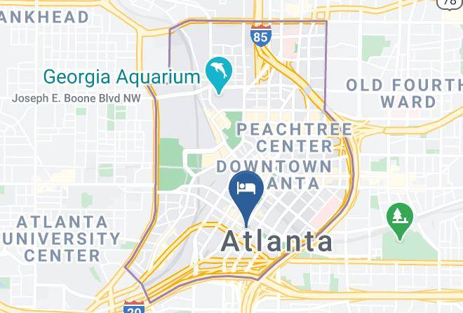 Fulton - Four Points By Sheraton Atlanta Downtown Maps