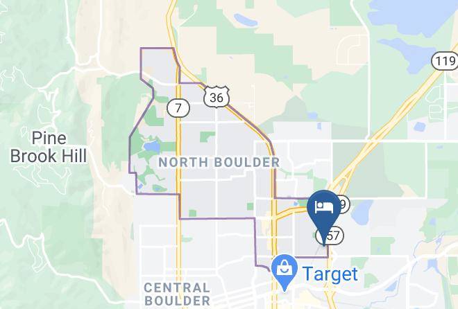 Residence Inn By Marriott Boulder Map