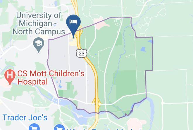 Residence Inn By Marriott Ann Arbor North Map