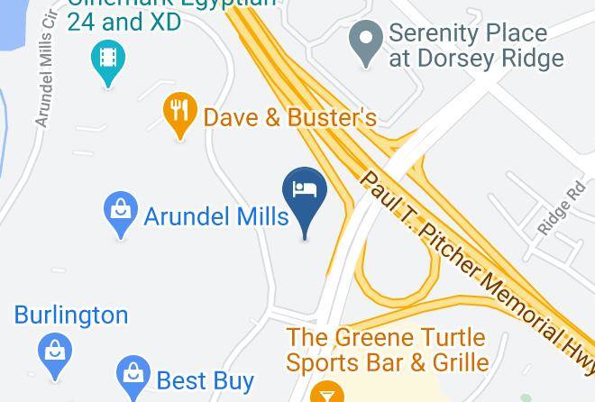 Anne Arundel - Residence Inn By Marriott Arundel Mills Bwi Airport Maps
