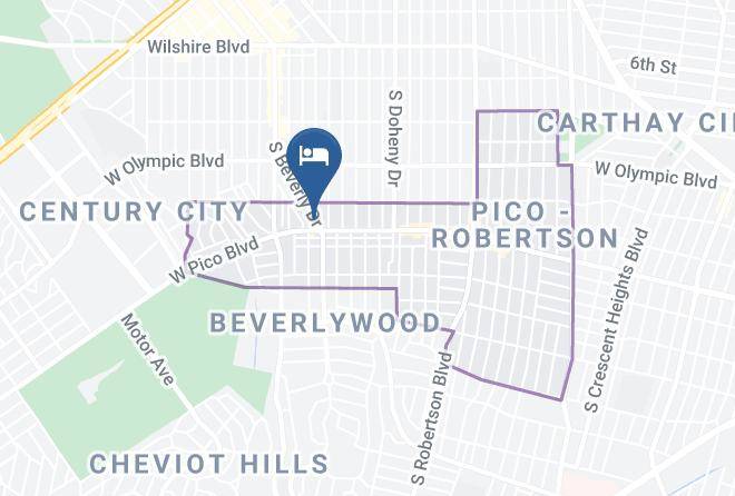 Los Angeles - Residence Inn By Marriott Beverly Hills Maps