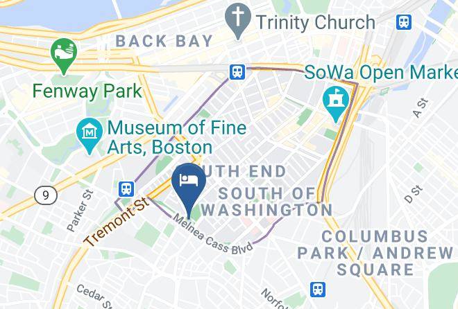 Suffolk - Residence Inn By Marriott Boston Downtown South End Maps