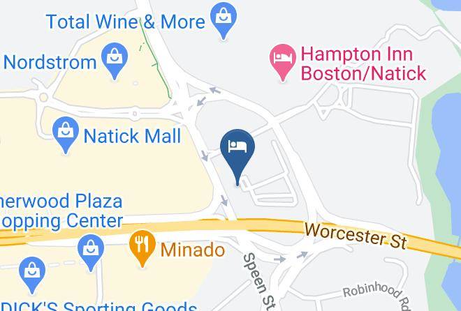 Residence Inn By Marriott Boston Natick Map