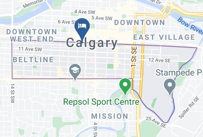 Division 6 - Residence Inn By Marriott Calgary Downtown Beltline District Maps