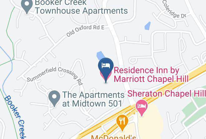 Residence Inn By Marriott Chapel Hill Map