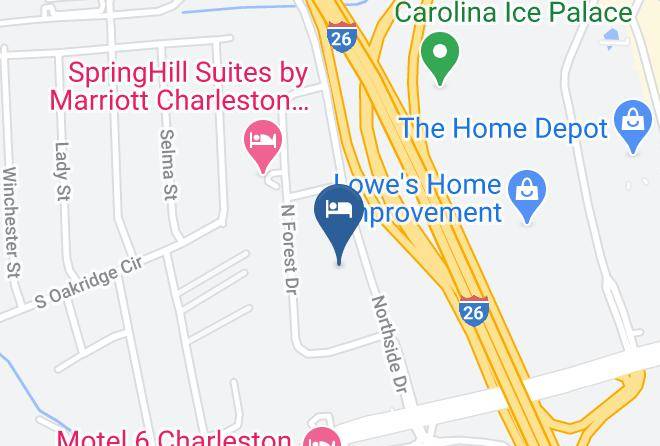 Charleston - Courtyard By Marriott Charleston North Charleston Maps