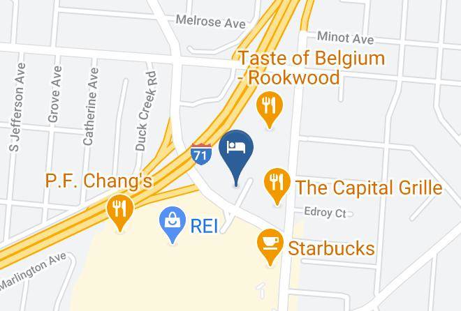 Hamilton - Residence Inn By Marriott Cincinnati Midtown Rookwood Maps