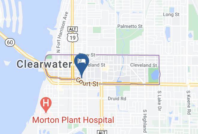 Pinellas - Residence Inn By Marriott Clearwater Downtown Maps