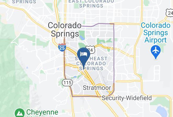 Residence Inn By Marriott Colorado Springs South Map