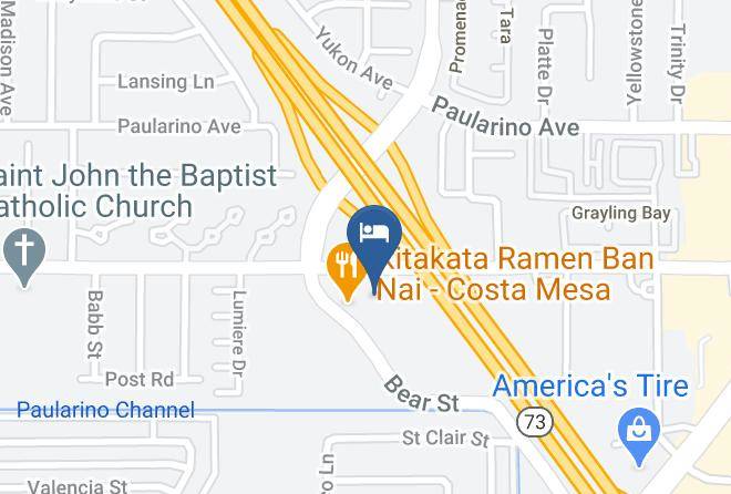 Orange - Residence Inn By Marriott Costa Mesa Newport Beach Maps