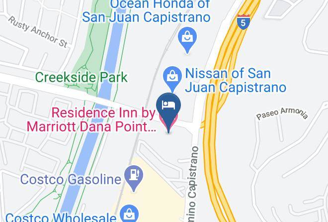 Residence Inn By Marriott Dana Point San Juan Capistrano Map