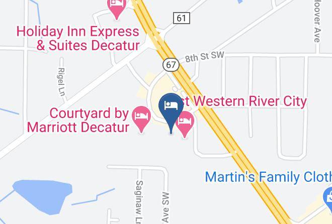 Residence Inn By Marriott Decatur Map