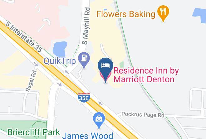 Denton - Residence Inn By Marriott Denton Maps