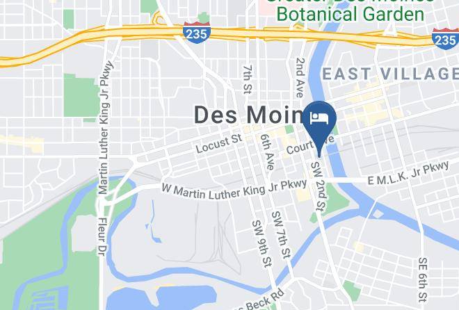 Polk - Residence Inn By Marriott Des Moines Downtown Maps