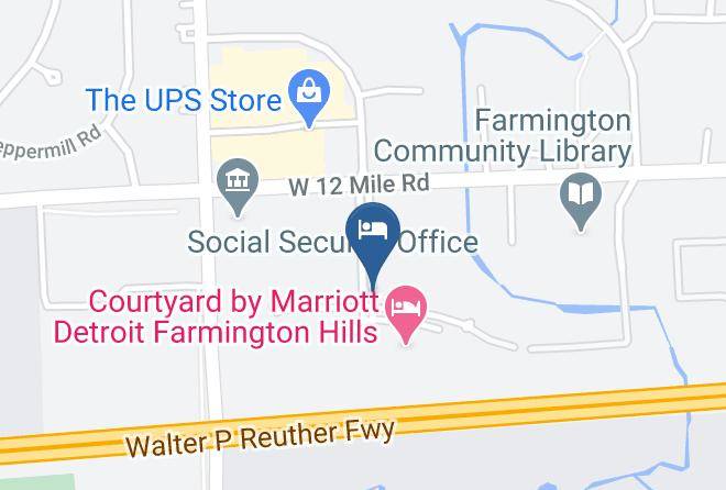 Oakland County - Residence Inn By Marriott Detroit Farmington Hills Maps
