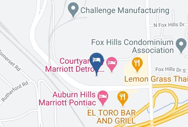 Oakland County - Residence Inn By Marriott Detroit Pontiac Auburn Hills Maps