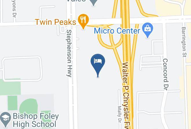 Residence Inn By Marriott Detroit Troy Madison Heights Map