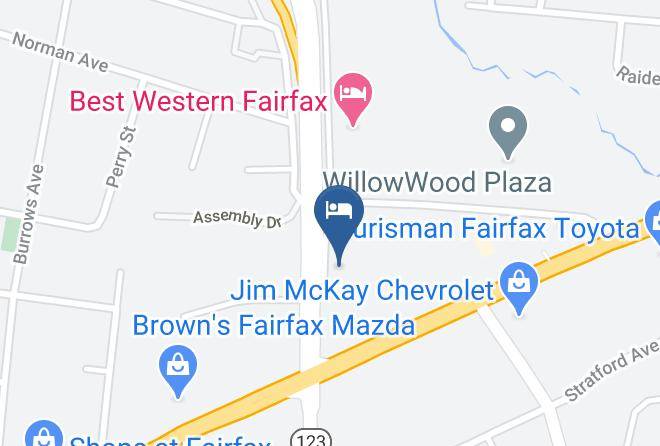 City Of Fairfax - Residence Inn By Marriott Fairfax City Maps