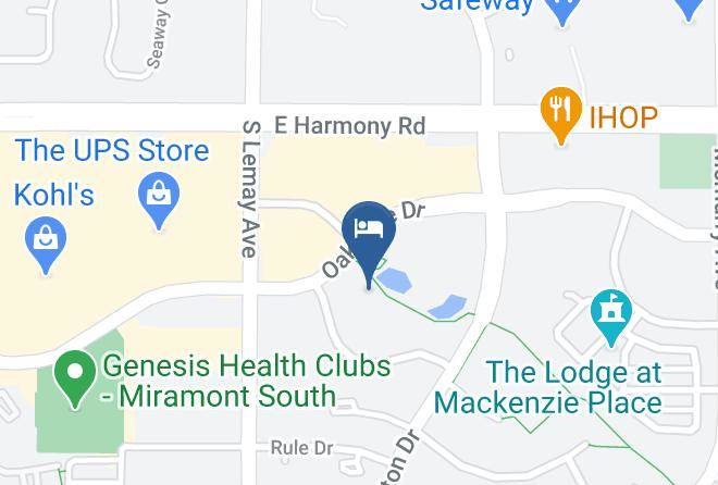 Residence Inn By Marriott Fort Collins Map