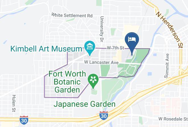 Residence Inn By Marriott Fort Worth Cultural District Map