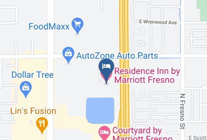 Fresno - Residence Inn By Marriott Fresno Maps
