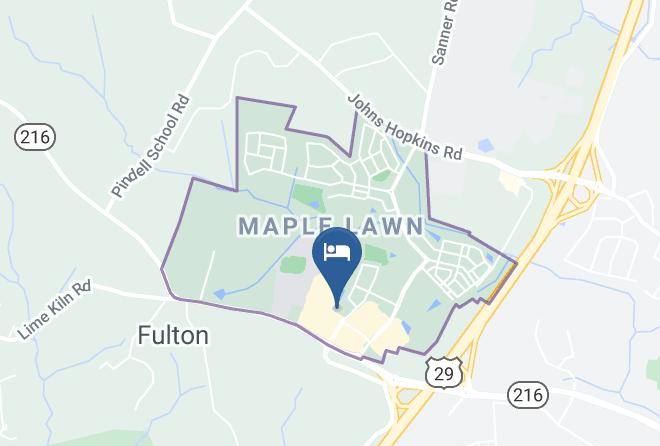 Residence Inn By Marriott Fulton At Maple Lawn Map