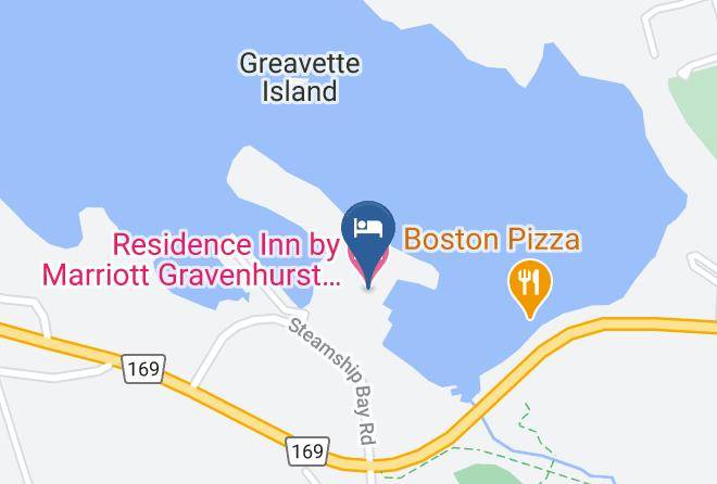 Residence Inn By Marriott Gravenhurst Muskoka Wharf Map