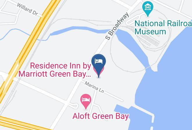 Brown - Residence Inn By Marriott Green Bay Downtown Maps