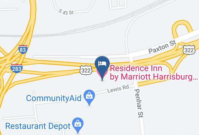 Dauphin - Residence Inn By Marriott Harrisburg Hershey Maps