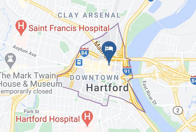 Residence Inn By Marriott Hartford Downtown Map