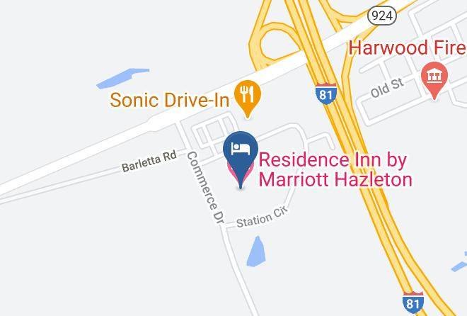 Luzerne - Residence Inn By Marriott Hazleton Maps