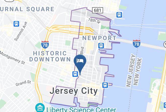 Hudson - Residence Inn By Marriott Jersey City Maps