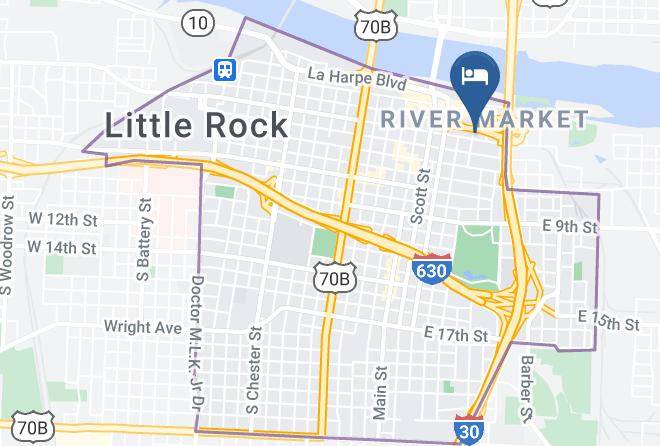 Pulaski - Residence Inn By Marriott Little Rock Downtown Maps