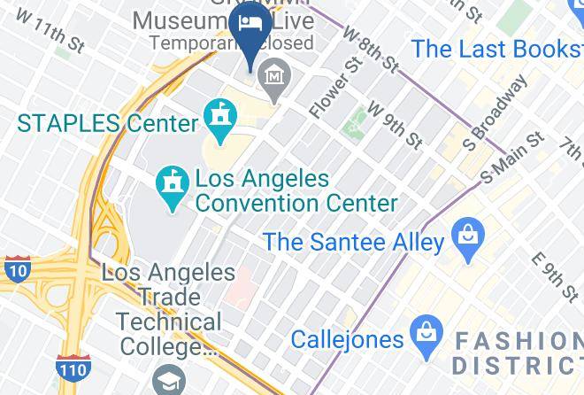 Courtyard By Marriott Los Angeles L A Live Map