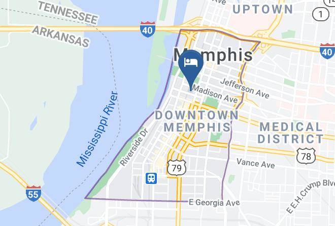 Shelby - Residence Inn By Marriott Memphis Downtown Maps