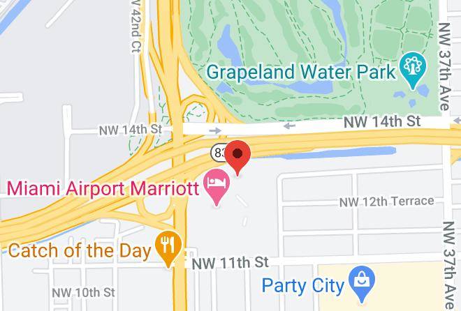 Miami Dade - Courtyard By Marriott Miami Airport Maps