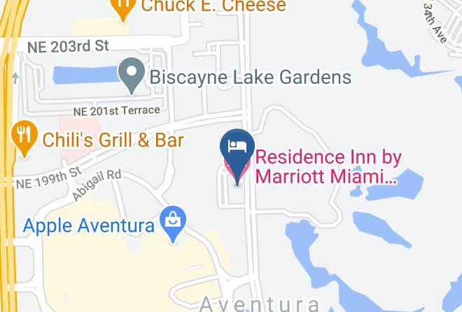 Miami Dade - Residence Inn By Marriott Miami Aventura Mall Maps