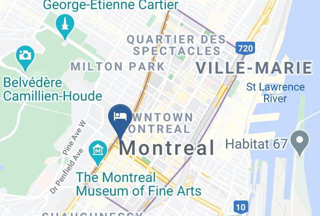 Montreal - Residence Inn By Marriott Montreal Downtown Maps