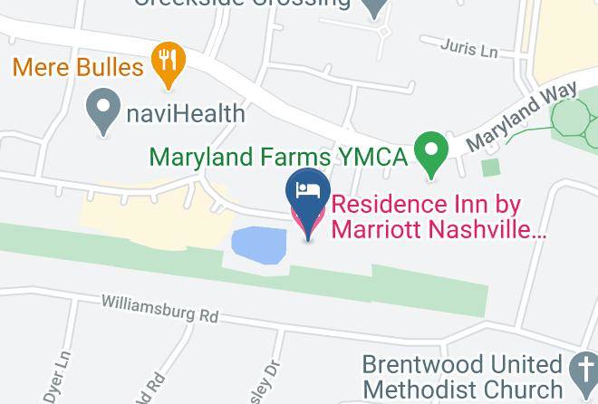 Residence Inn By Marriott Nashville Brentwood Map